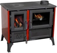 Hosseven Kaminofen Holz Ofen Mehrfachbelegung Kamin Heizofen K&uuml;chenherd, 8 kW,