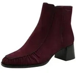 Tamaris TOUCH-IT aus Leder kein Absatz 1-25029-47 Stiefelette TOUCH-IT rot 36 EU