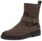 Tamaris Stiefelette Blockabsatz, Boots mit Zierschnalle und Ziern&auml;hten