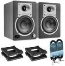 Fluid Audio Fluid Audio Studio-Monitore C50BT Lautsprecher mit Stativen und...