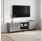 vidaXL TV-Board vidaXL TV-St&auml;nder 140 x 34.5 x 40 cm Sonoma-Grau Holzwerkstoff