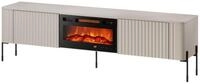 MIRJAN24 TV-Schrank Vera 190 EF mit Kamin (mit zwei Dreht&uuml;ren) Realistische
