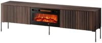 MIRJAN24 TV-Schrank Vera 190 EF mit Kamin (mit zwei Dreht&uuml;ren) Realistische