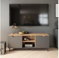 Vicco Lowboard Marelle, Anthrazit/Artisan/Artisan, 150 x 60 cm mit 2 T&uuml;ren (1...