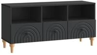 vidaXL TV-Schrank 102 x 34,5 x 50 cm TV-Schr&auml;nk Schwarz 102x34,5x50 cm...