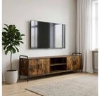 vidaXL TV-Board vidaXL TV-Schrank 167,5 x 33 x 50 cm R&auml;uchereiche Holzwerkstoff