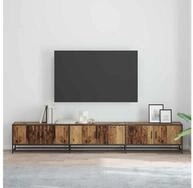 vidaXL TV-Board vidaXL TV-Einheiten 240 x 35 x 41 cm Altholz Holzwerkstoff