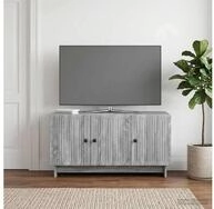 vidaXL TV-Board vidaXL TV-Schr&auml;nk 99 x 34,5 x 50 cm Sonoma-Grau Holzwerkstoff
