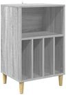 vidaXL Schranksystem Plattenspielerst&auml;nder Sonoma-Grau 47 x 39,5 x 74,5 cm...
