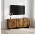 vidaXL TV-Board vidaXL TV-Lowboard 90 x 34,5 x 40 cm R&auml;uchereiche Holzwerkstoff
