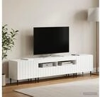 vidaXL TV-Board vidaXL 5-teiliges LED TV Schrank Hochglanz Wei&szlig; Holzwerkstoff