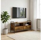 vidaXL TV-Board vidaXL TV-Schrank 67,5 x 33 x 50 cm R&auml;uchereiche Holzwerkstoff