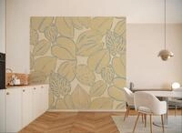 Komar Fototapete Vlies Fototapete - Leaf Lullaby - Gr&ouml;&szlig;e 300 x 250 cm, glatt,