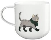 ASA SELECTION Becher Coppa Xmas Cat 400 ml, 1-tlg., Porzellan