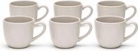 van Well Tasse Kaffee-Obertasse 200 ml Malm&ouml;, 6 St&uuml;ck, 6-tlg., Steingut,