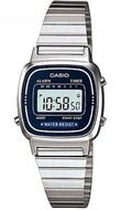 CASIO Luxusuhr Damen-Armbanduhr Vintage Digital Quarz Metall LA-670WA-2