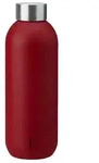 Stelton Trinkflasche Trinkflasche isoliert 0.6 l, Kirschrot, H&auml;lt 32 Stunden...
