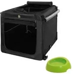 MAELSON Tiertransportbox Soft Kennel Evo + Biod Bowl, Transportbox f&uuml;r Hunde...