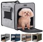 LuxusKollektion Hunde-Transportbox Hundebox faltbar Auto kratzfest...