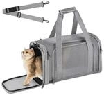 LuxusKollektion Hunde-Transportbox Hundebox faltbar 45x30x30 atmungsaktiv f&uuml;r