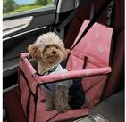 LuxusKollektion Hunde-Transportbox Hundeautositz verst&auml;rkt atmungsaktiv...