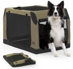 LuxusKollektion Hunde-Transportbox Hundebox Auto faltbar Kofferraum R&uuml;ckbank