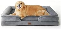 LuxusKollektion Hundebett Hundebett orthop&auml;disch Kistenschaum L 122 x B 89 x H...