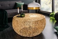riess-ambiente Couchtisch ABSTRACT LEAF 80cm gold (Einzelartikel, 1-St),...