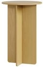 en.casa Beistelltisch, &raquo;Vappevn&laquo; 60 x &Oslash;40 cm rund Eicheoptik