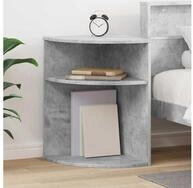 vidaXL Beistelltisch vidaXL Beistelltisch Beton Grau 39,7 x 39,7 x 60 cm