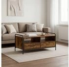 vidaXL Couchtisch vidaXL Couchtisch R&auml;uchereiche 99,5 x 49 x 46 cm...