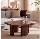IDIMEX Couchtisch YAMA, Beistelltisch 70x70 cm aus massivem Akazienholz...