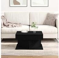 vidaXL Couchtisch vidaXL Couchtisch Schwarz Eichen-Optik 57 x 57 x 30 cm