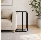 vidaXL Beistelltisch vidaXL Beistelltisch Schwarz Eichen-Optik 40 x 31 x 55 cm