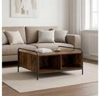 vidaXL Couchtisch vidaXL Couchtisch R&auml;uchereiche 50 x 49 x 41 cm Holzwerkstoff