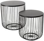 BOLTZE GRUPPE Beistelltisch Metalltische, 41&ndash;47 cm, CINDY, 2er Set...