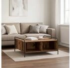 vidaXL Couchtisch vidaXL Couchtisch Altholz 90 x 90 x 41 cm Holzwerkstoff
