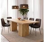 IDIMEX Esstisch MAHO, Esszimmertisch 200x100 cm aus massivem Mangoholz Natur
