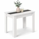 VCM Esstisch Disalo K&uuml;chentisch B. 80 x T. 50 x H. 75 cm, Essecke mit 4...