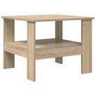 vidaXL Couchtisch, Couchtisch Sonoma-Eiche 57 x 55 x 45 cm Holzwerkstoff
