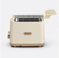 Ariete Toaster Breakfast Wood 0157/06, 760 W, 7 R&ouml;ststufen, 2 Edelstahlzangen,