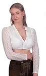 Edelnice Dirndlbluse Amelie wei&szlig; 32