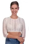 Edelnice Dirndlbluse Lea wei&szlig; 34
