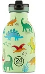 24 Bottles Trinkflasche Kids Urban Bottle Jurassic Friends 250ml gr&uuml;n