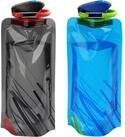 LuxusKollektion Trinkflasche 2er Set Faltbare Trinkflasche, Wiederverwendbar,