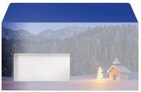 Sigel Briefumschlag Weihnachtsumschlag DIN lang 90g 50 St&uuml;ck Christmas Chapel