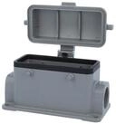 Harting DIN-Stecker Titel:Han 16B Sockelgeh&auml;use niedrig, 1xM25 seitlicher