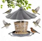 LuxusKollektion Vogelhaus Vogelhaus zum Aufh&auml;ngen Grau 1000ml