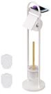 relaxdays WC-Garnitur mit Ablage, Smartphones, Feuchtes Toilettenpapier,