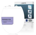 Sch&uuml;tte WC-Sitz Duroplast, WHITE PRO 9 (WC-Sitz, Befestigungsmaterial,